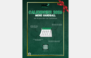 Calendriers 2026 MHB